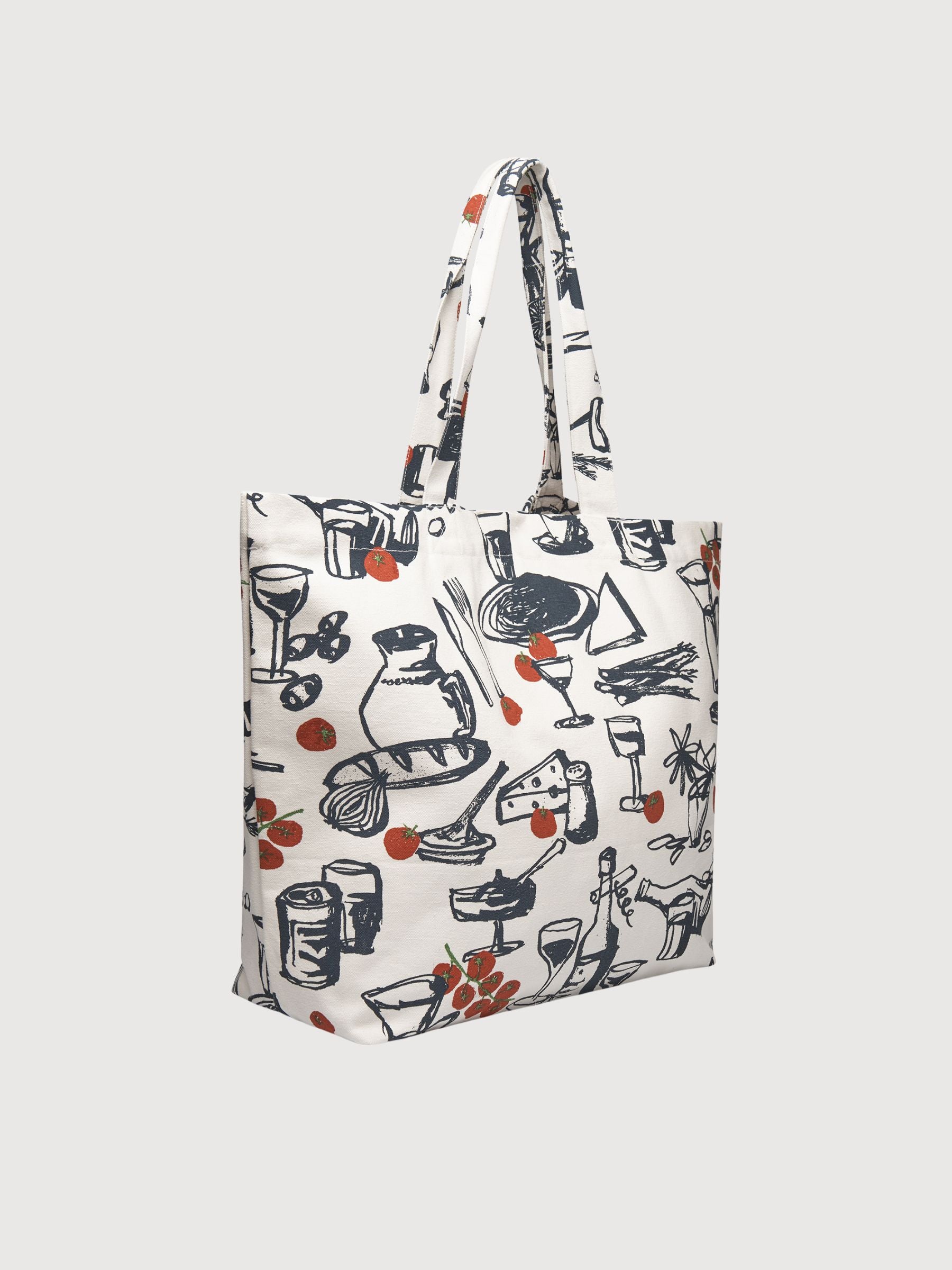 Beach Bag Sundre Dinner Time Blue | DEDICATED