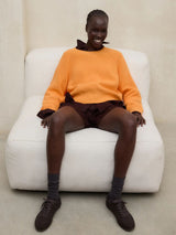 NONI KNIT WOMAN Tangerina | Ecoalf