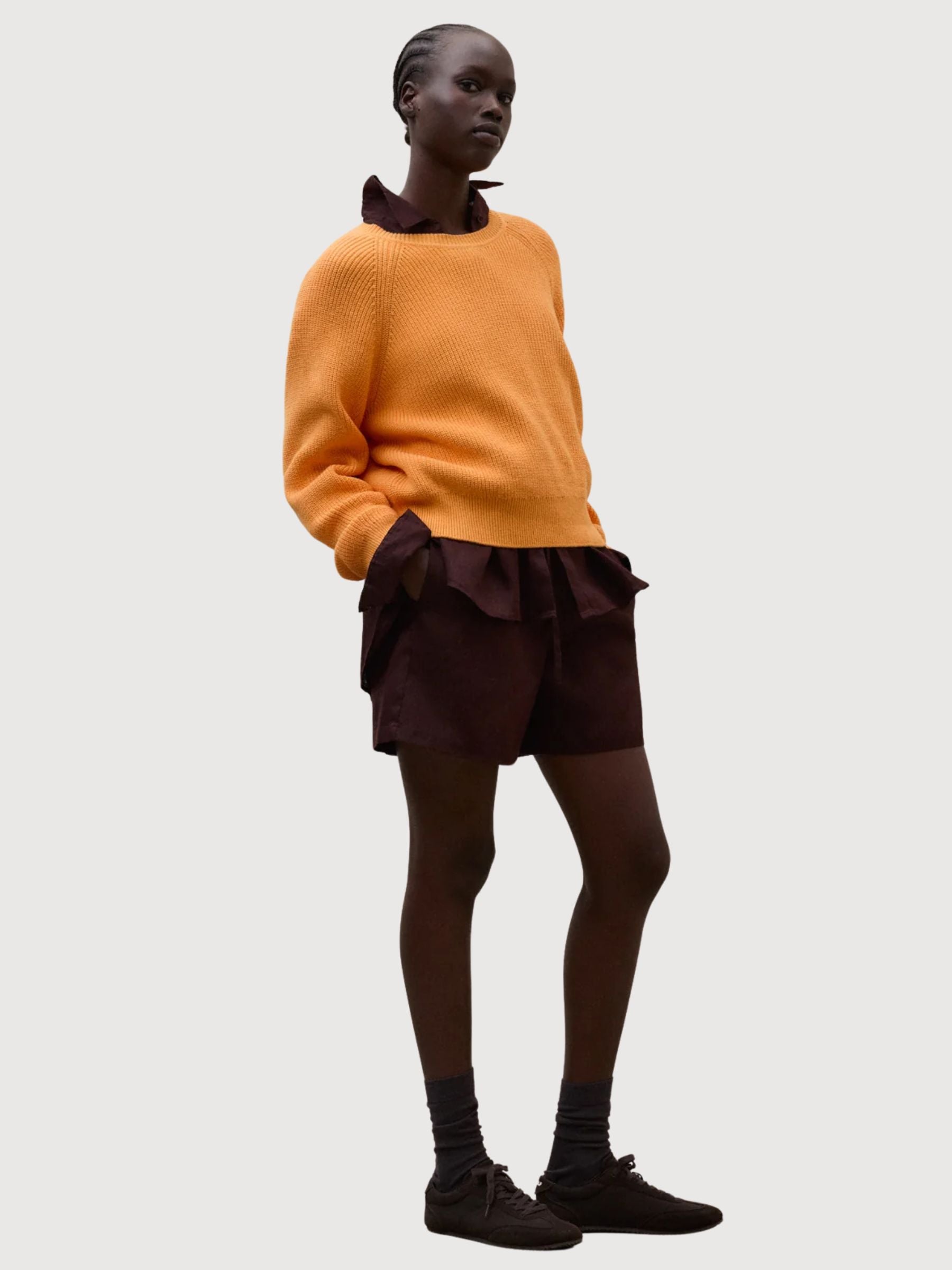 NONI KNIT WOMAN Tangerina | Ecoalf
