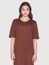 Dress Brown Linen | Knowledge Cotton Apparel