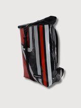 Backpack F155 Clapton Red, Black & White In Used Truck Tarps | Freitag