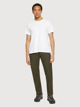 Pantaloni Chino Flanella Verde Oliva Uomo | Knowledge Cotton Apparel