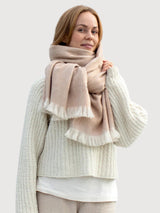 Alpaca Scarf Brushed Solid Blush | Bufandy