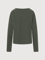 Pullover Nicoletta Lana Verde Scuro | Stapf