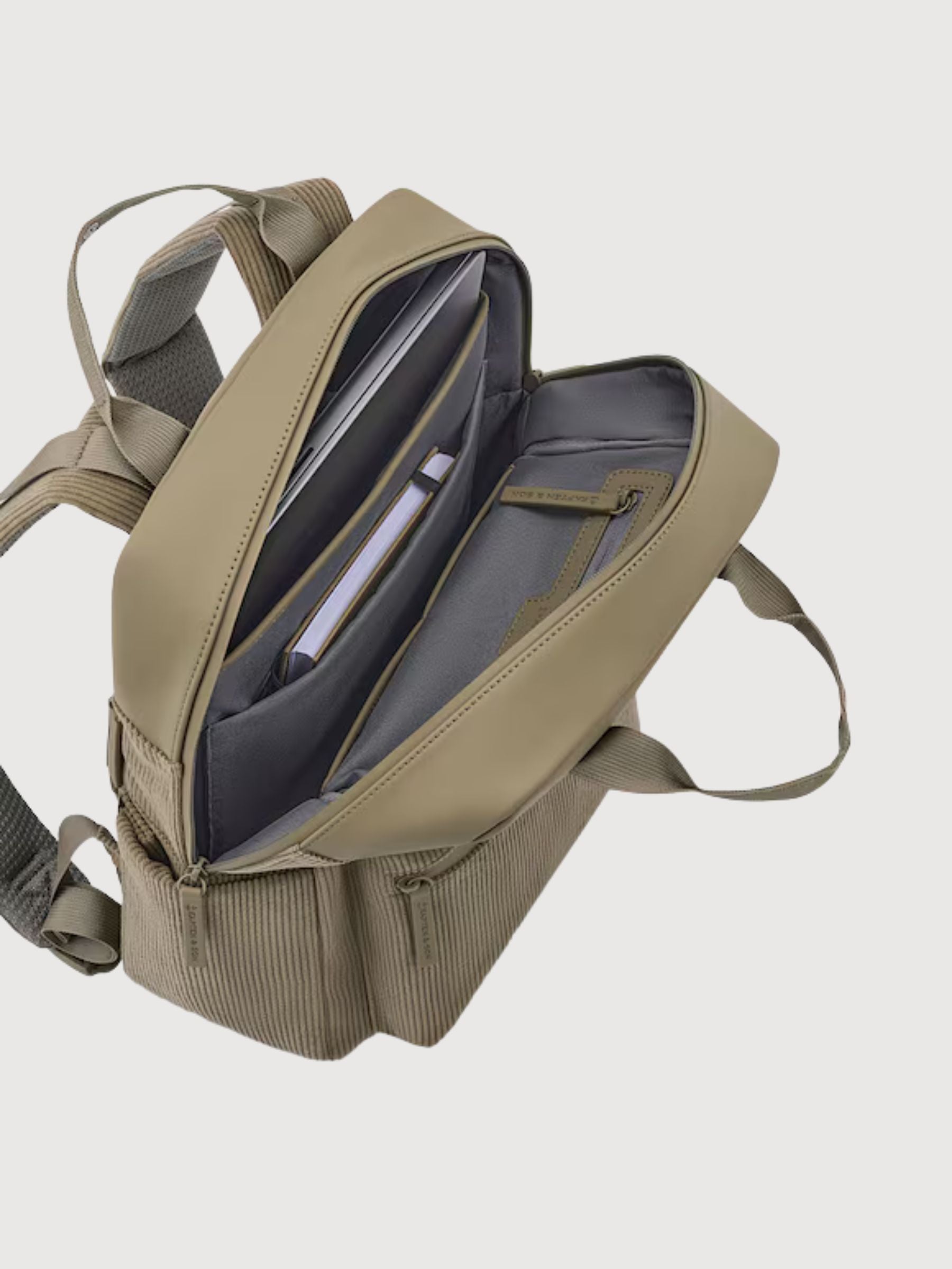 Bergen Pro Cord Rucksack Grün | Kapten & Son