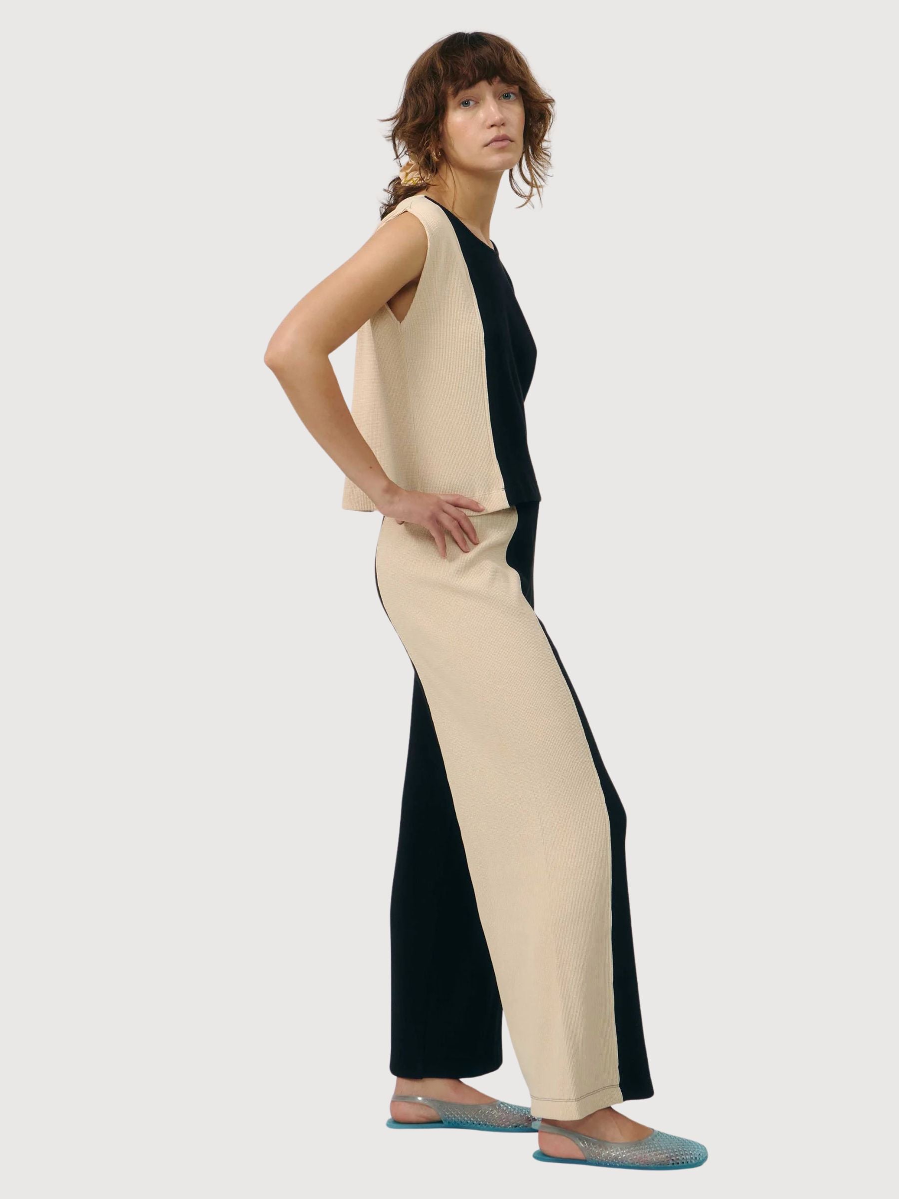 Top Valtea Donna Bicolor Cotone | Suite13lab