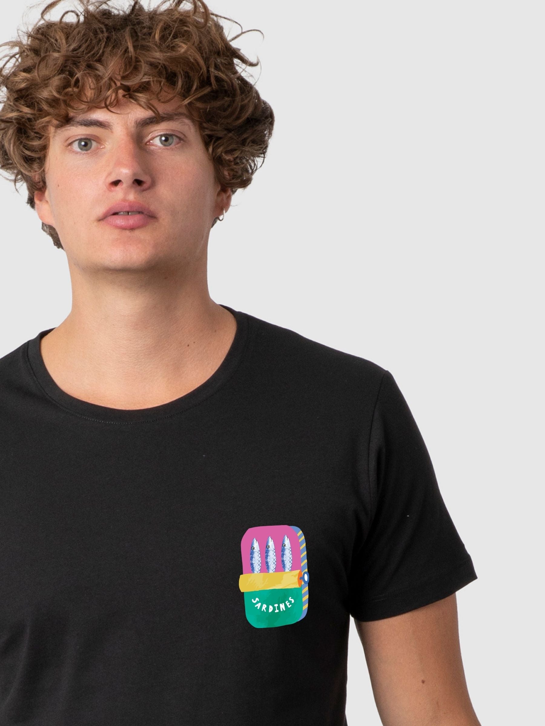Daniel T-shirt Sardine Black | Re-Bello