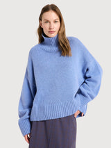 Oversized Sweater GOTS Light Blue | Lanius