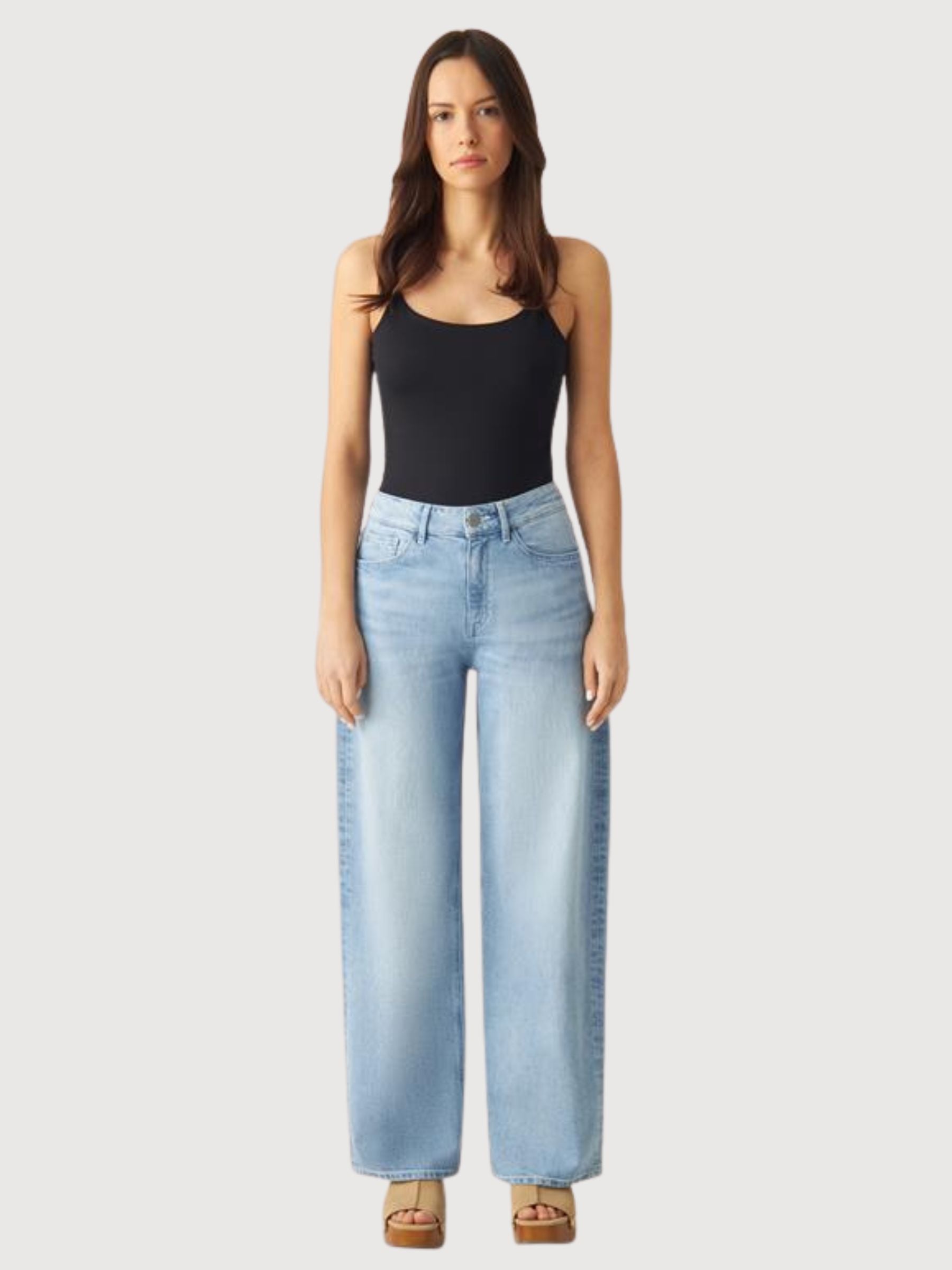 Jeans Ash Barrel Bright Blue | Dawn Denim