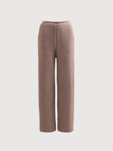 Trouser Knit Brown Melange | PEOPLE WEAR ORGANIC