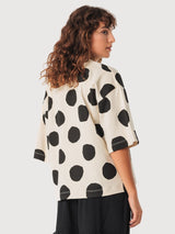 T-Shirt Lariz Multicolor Gots Cotton Woman | Skfk