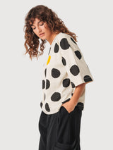 T-Shirt Lariz Multicolor Gots Cotton Woman | Skfk