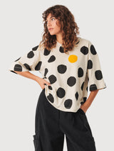 T-Shirt Lariz Multicolor Gots Cotton Woman | Skfk