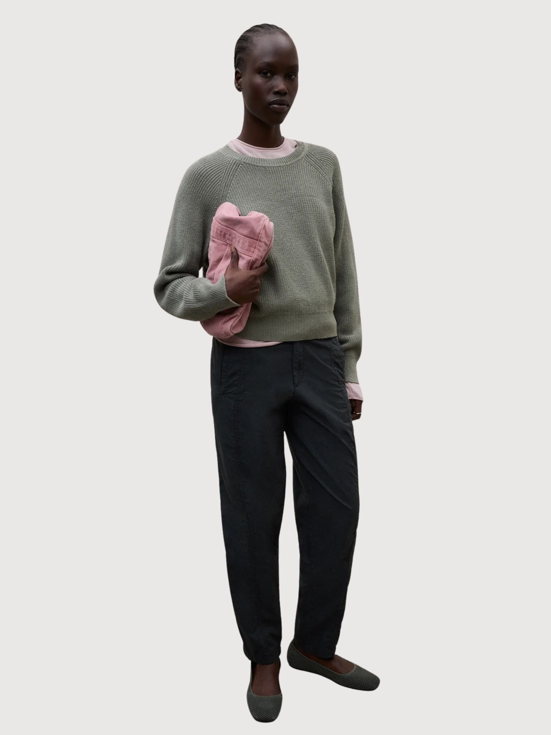 Pullover Noni Knit Donna Cotone Salvia | Ecoalf