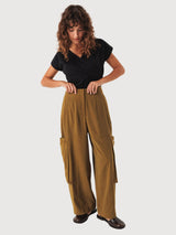 Trouser Aines Green Woman | Skfk