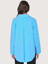 Shirt Chambray Blue Organic Cotton | Knowledge Cotton Apparel