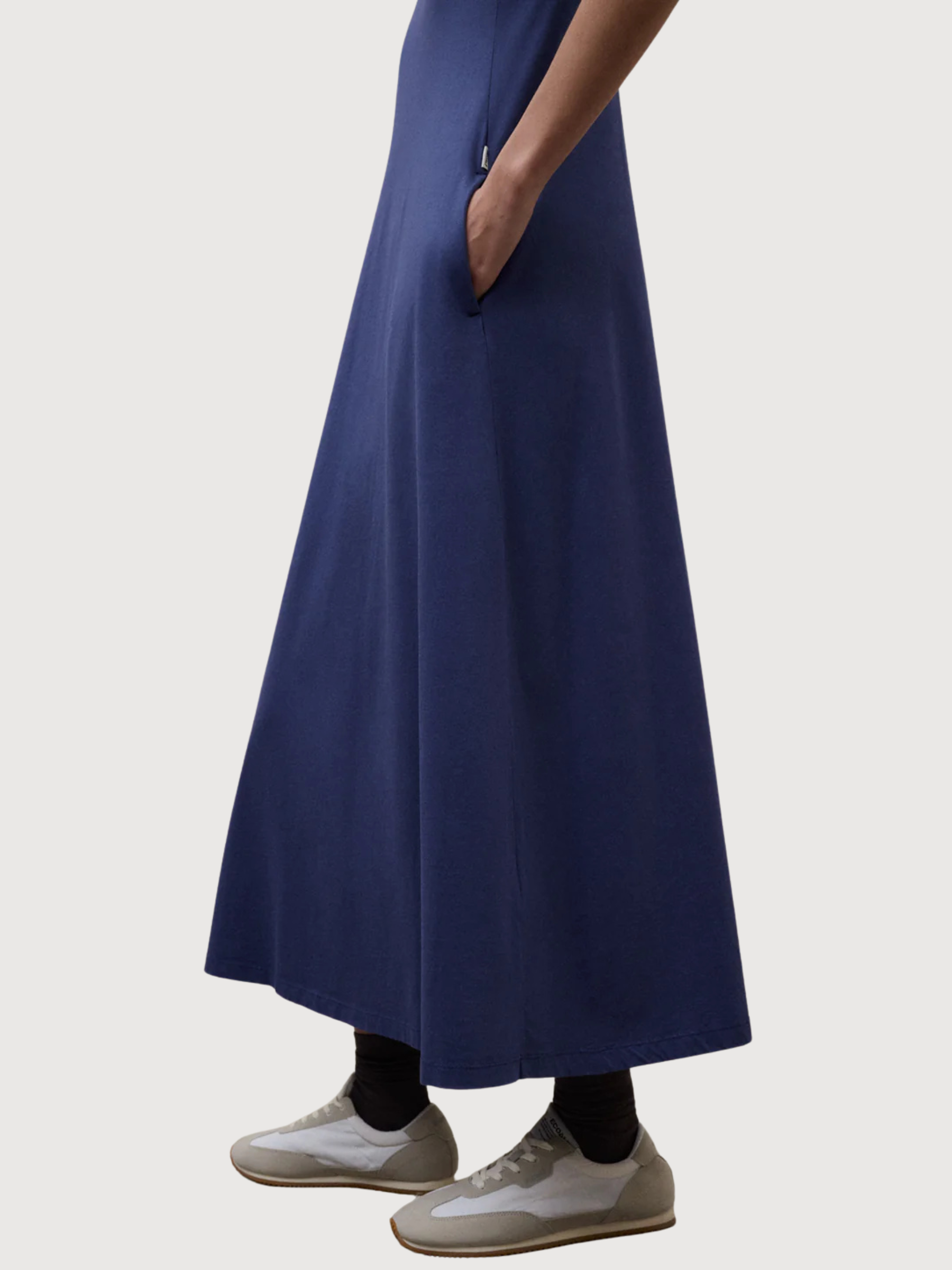 Abito Elettra Blu Indaco Cotone | Ecoalf