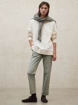 Sweatshirt Storm Damen Ecru Baumwolle | Ecoalf