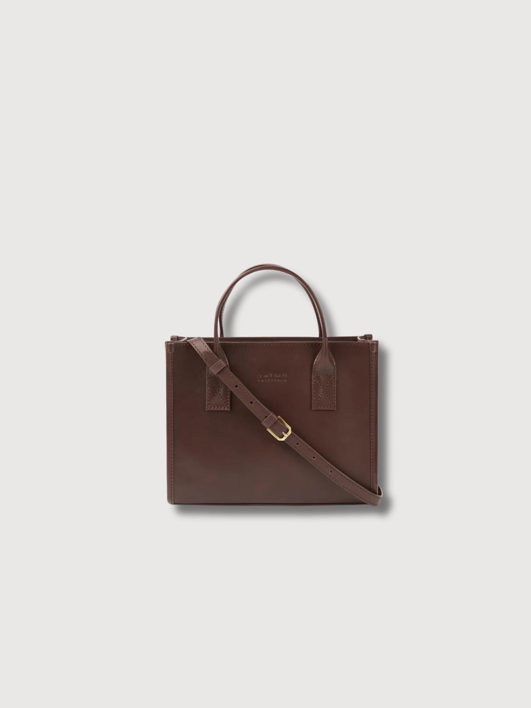 Jackie Midi Pelle classica color cioccolato | O MY BAG