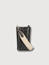 Leder -Telefontasche Charlie Black | O My Bag