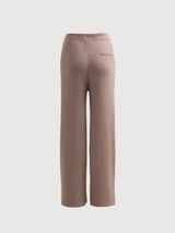 Trouser Knit Brown Melange | PEOPLE WEAR ORGANIC