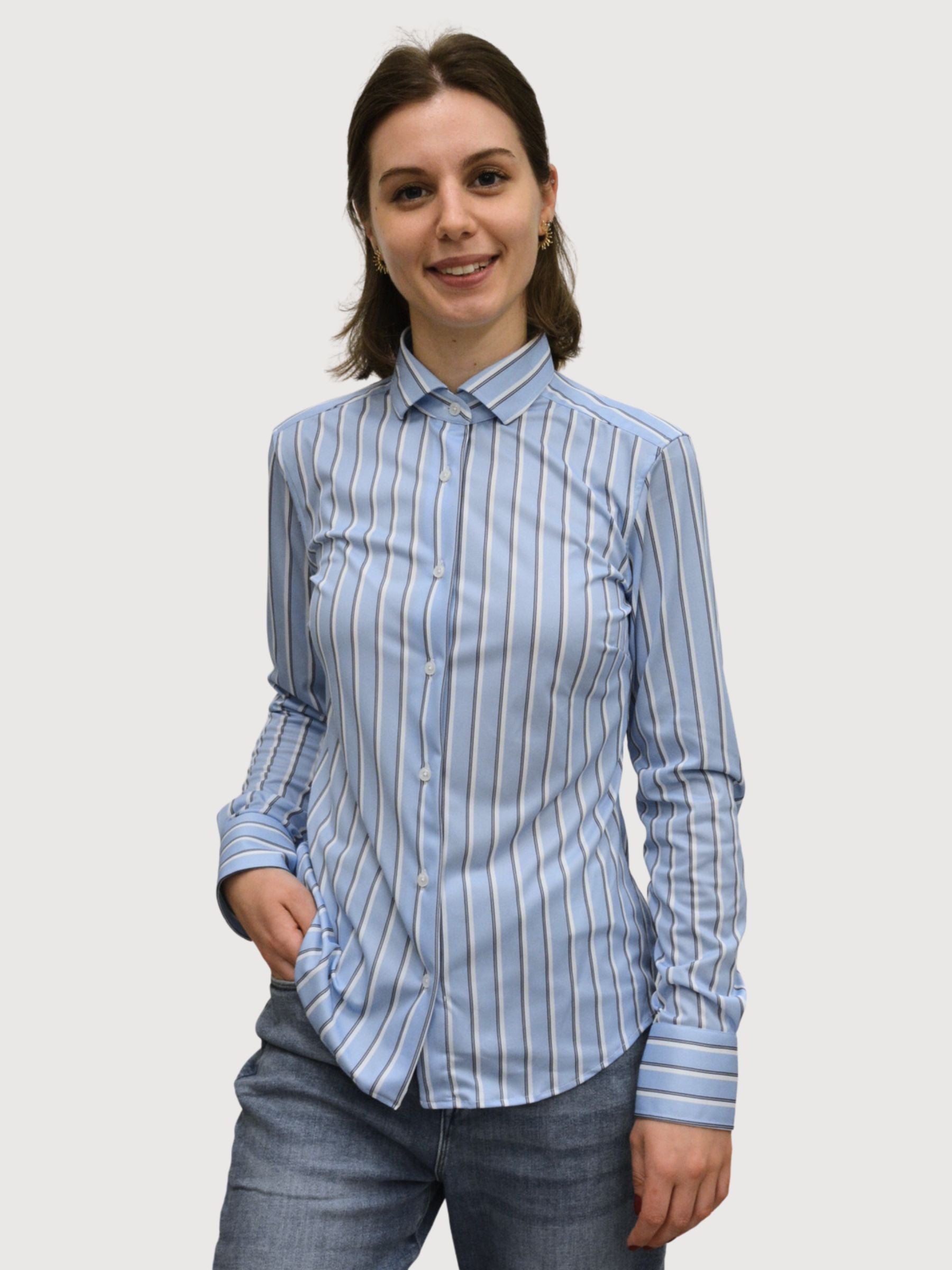 Shirt Collo Francese F0897 Woman | Re-do-it
