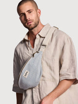 Marsupio Fanny Olivia Righe Blu | Hindbag
