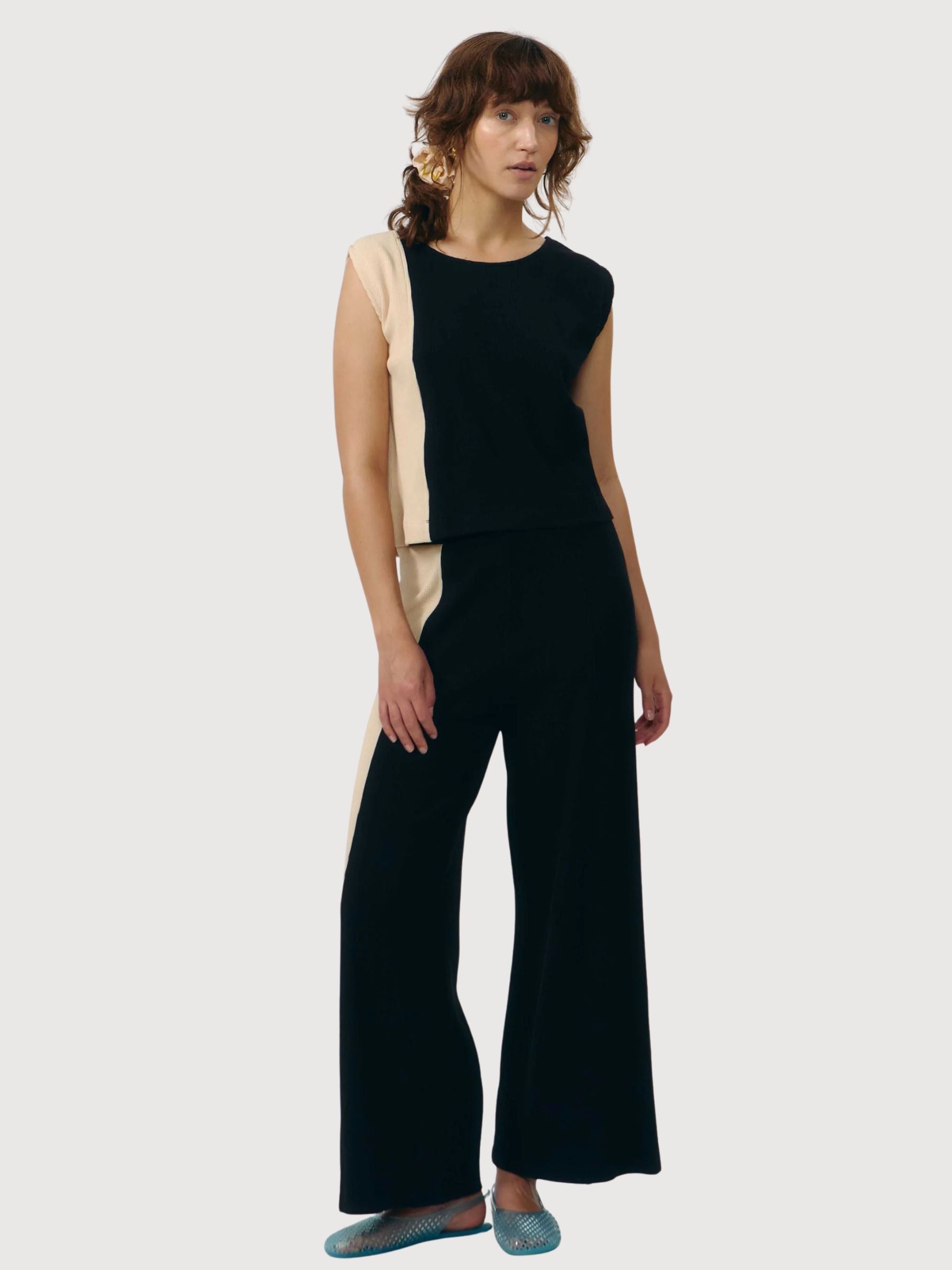 Top Valtea Donna Bicolor Cotone | Suite13lab