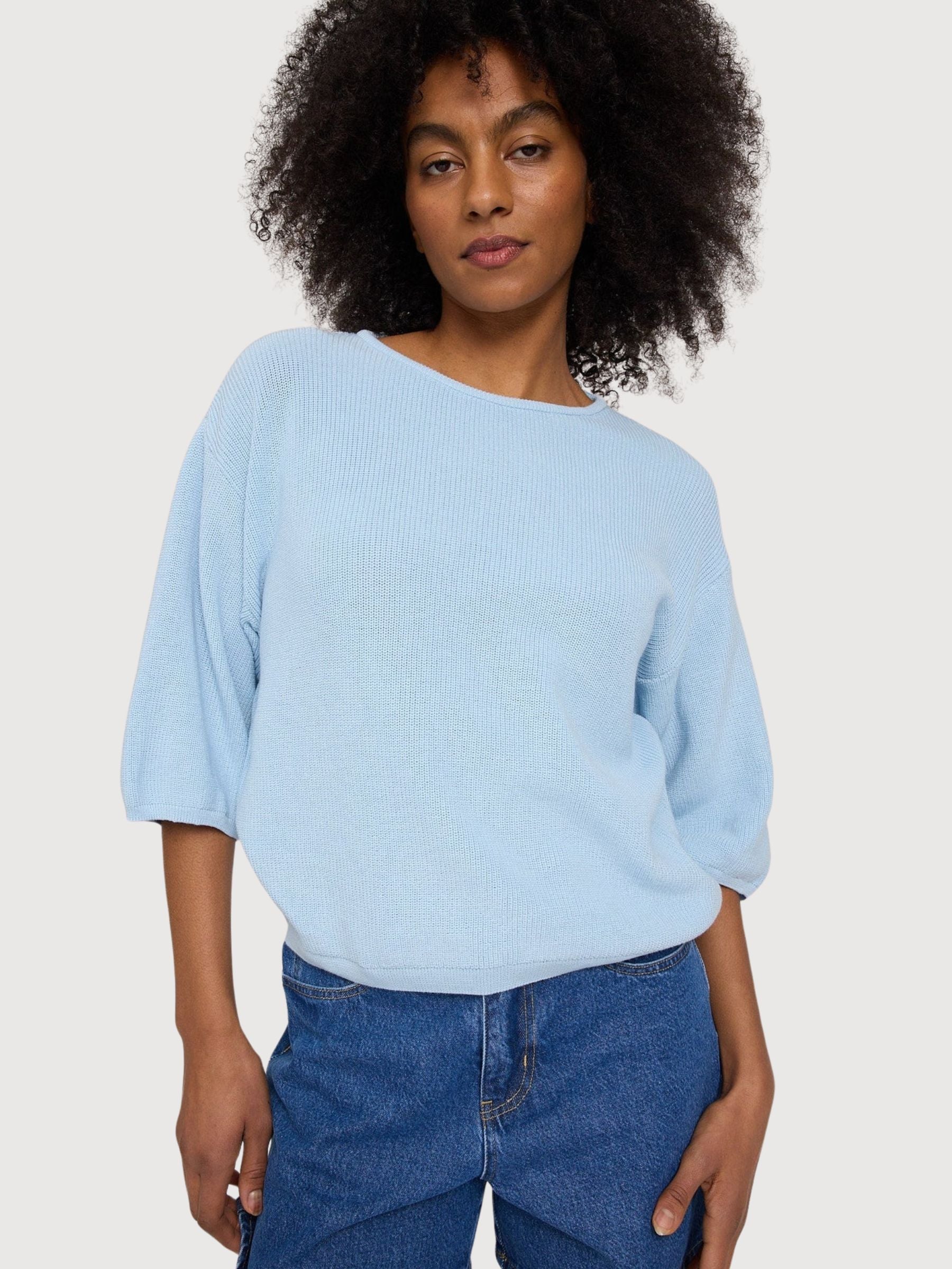 Pullover Mezza Manica Maglia Donna DreamBlue | Mazzino