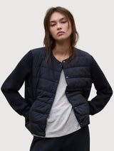 Jacket Ayla Hybrid Woman Dark Navy | Ecoalf