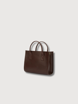 Jackie Midi Pelle classica color cioccolato | O MY BAG