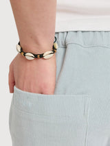 Pantaloni da donna in velluto a coste color blu perla | Mazine