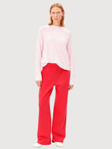 Merinaa Links Links Sweater Pink Mist | ARMEDANGELS