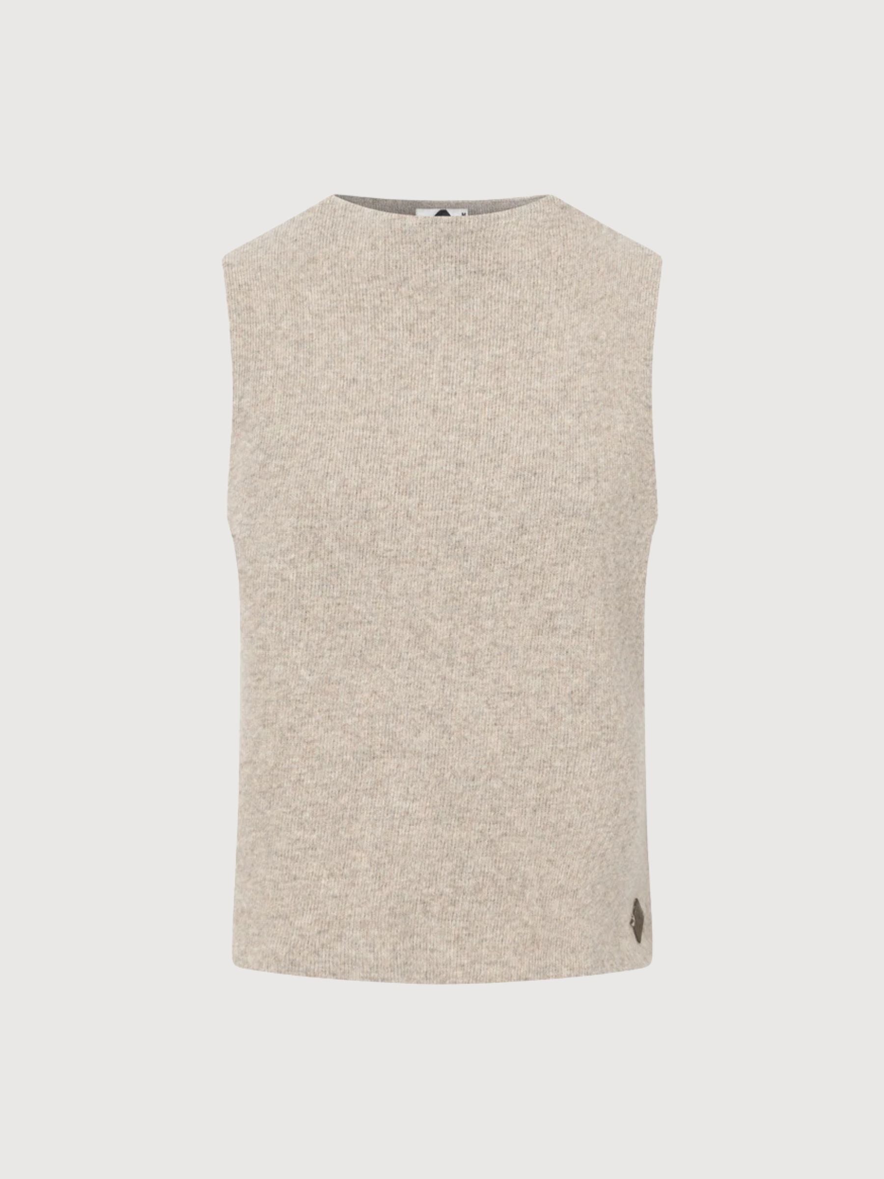 Weste Karla Wolle Beige | Stapf