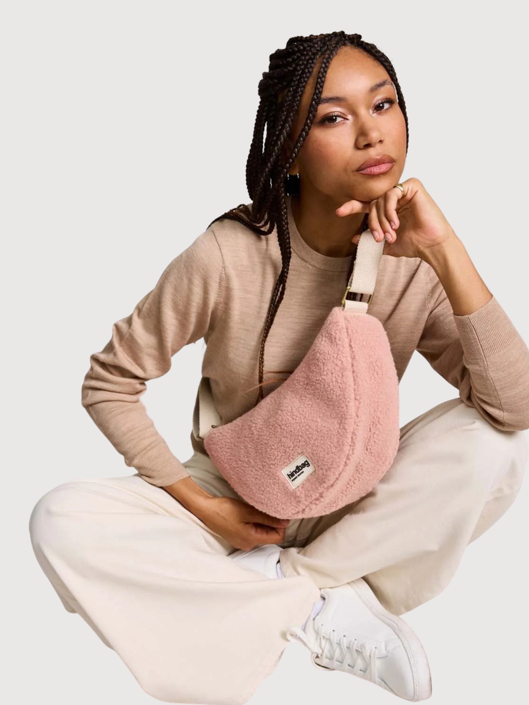 Banana Bag Andrea Teddy Pink | Hindbag