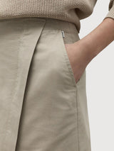 Skirt Shiro Beige in Organic Cotton | Ecoalf