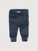 Knitted Trousers Baby Boy Blue in Organic Cotton | People Wear Organic