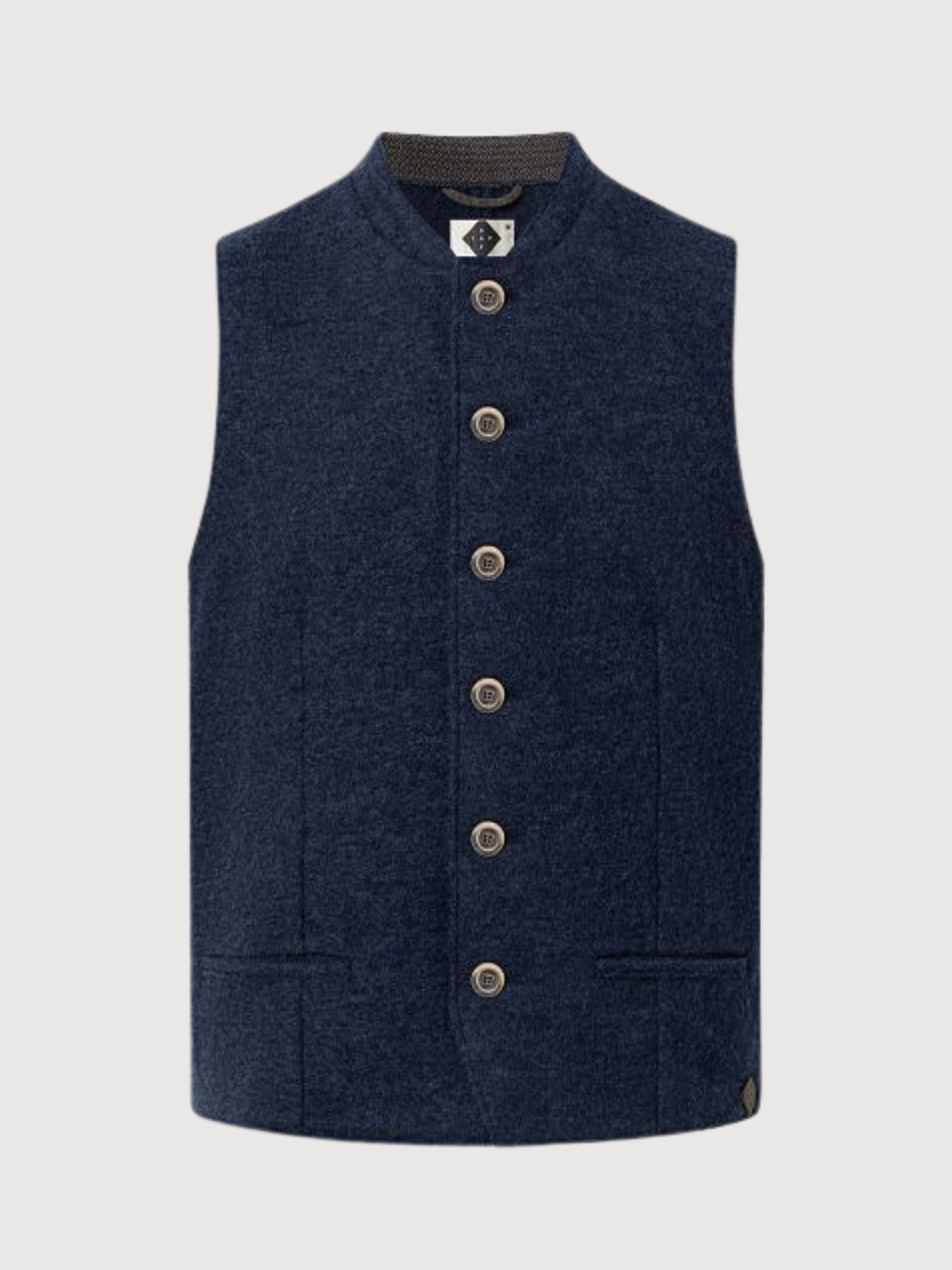 Vest Gernot Ozean Man Wool | Stapf