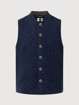 Vest Gernot Ozean Man Wool | Stapf
