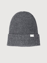 Beanie Rib Grey Melange | Knowledge Cotton Apparel