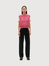 Mica Gilet a maglia rosa | Thinking Mu