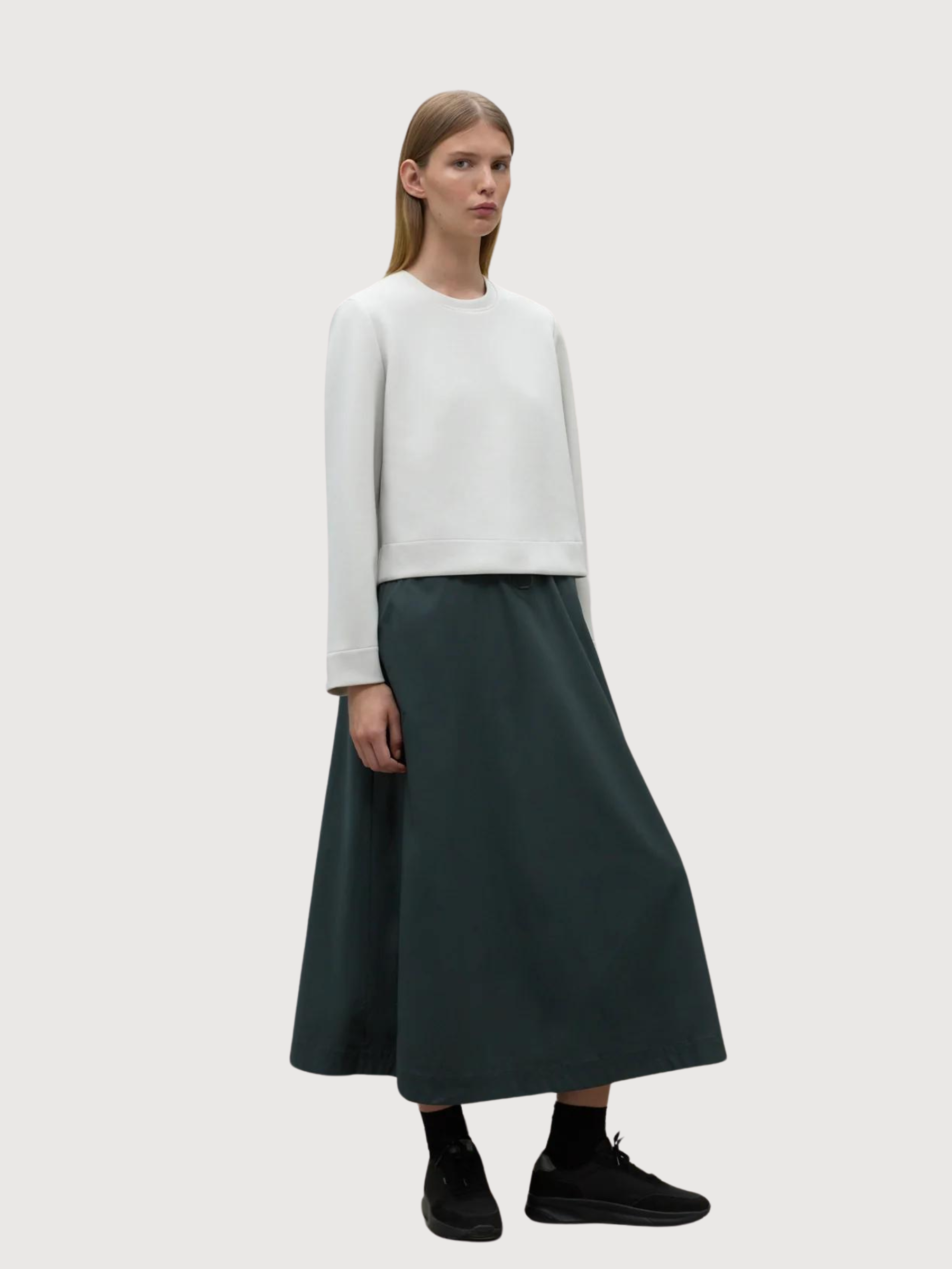 Morgan Dress Woman Ash | Ecoalf