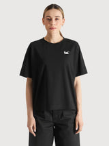 T-shirt Vadstena Cat Cobra Pose Black | Dedicated