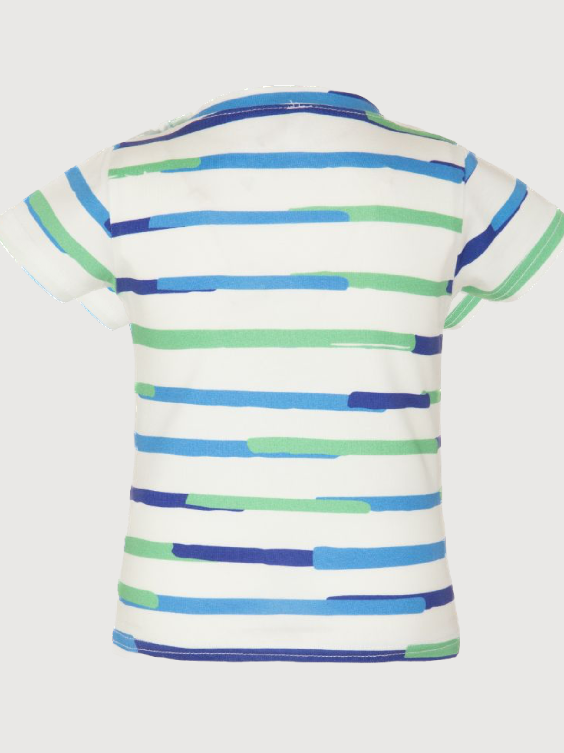 Alex T-Shirt Streifen blau Grün | Cora Happywear