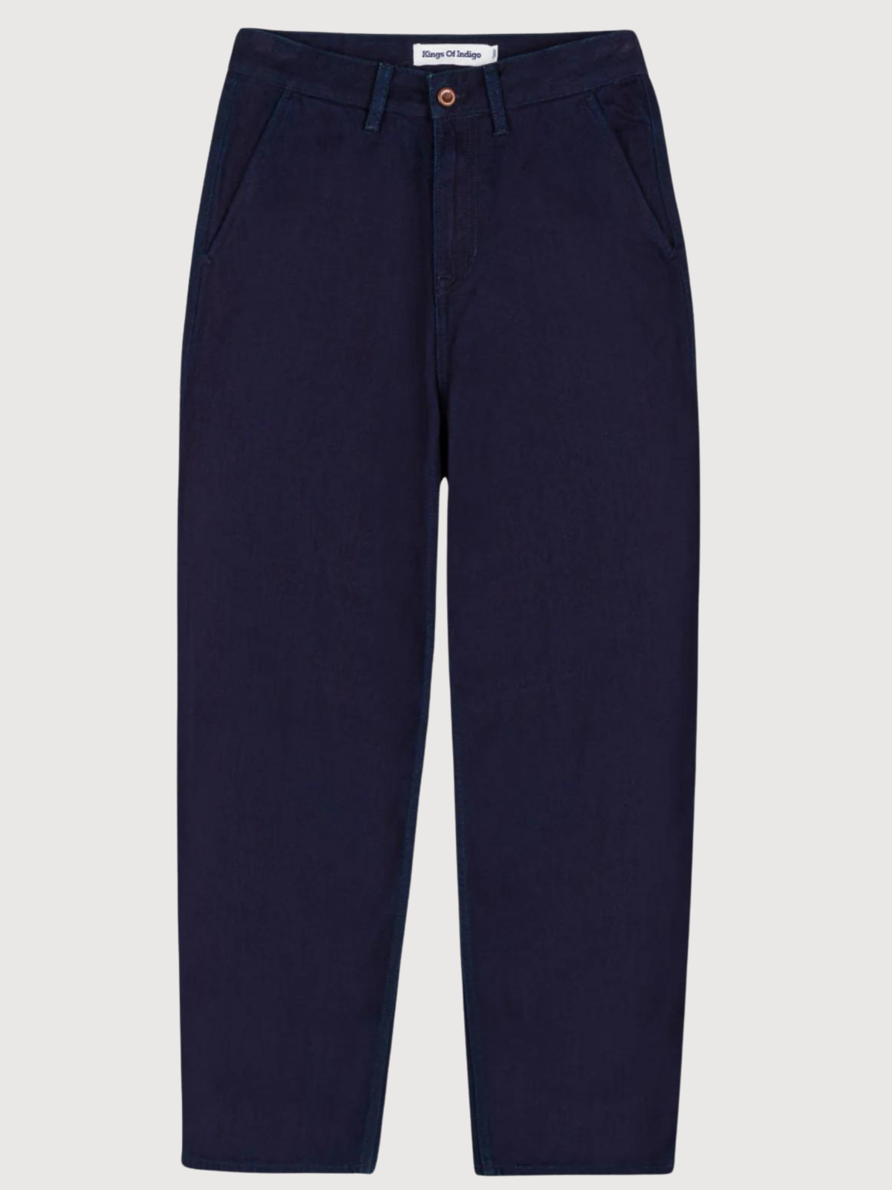 Leila Cropped Blue Dark Women Jeans | King Of Indigo