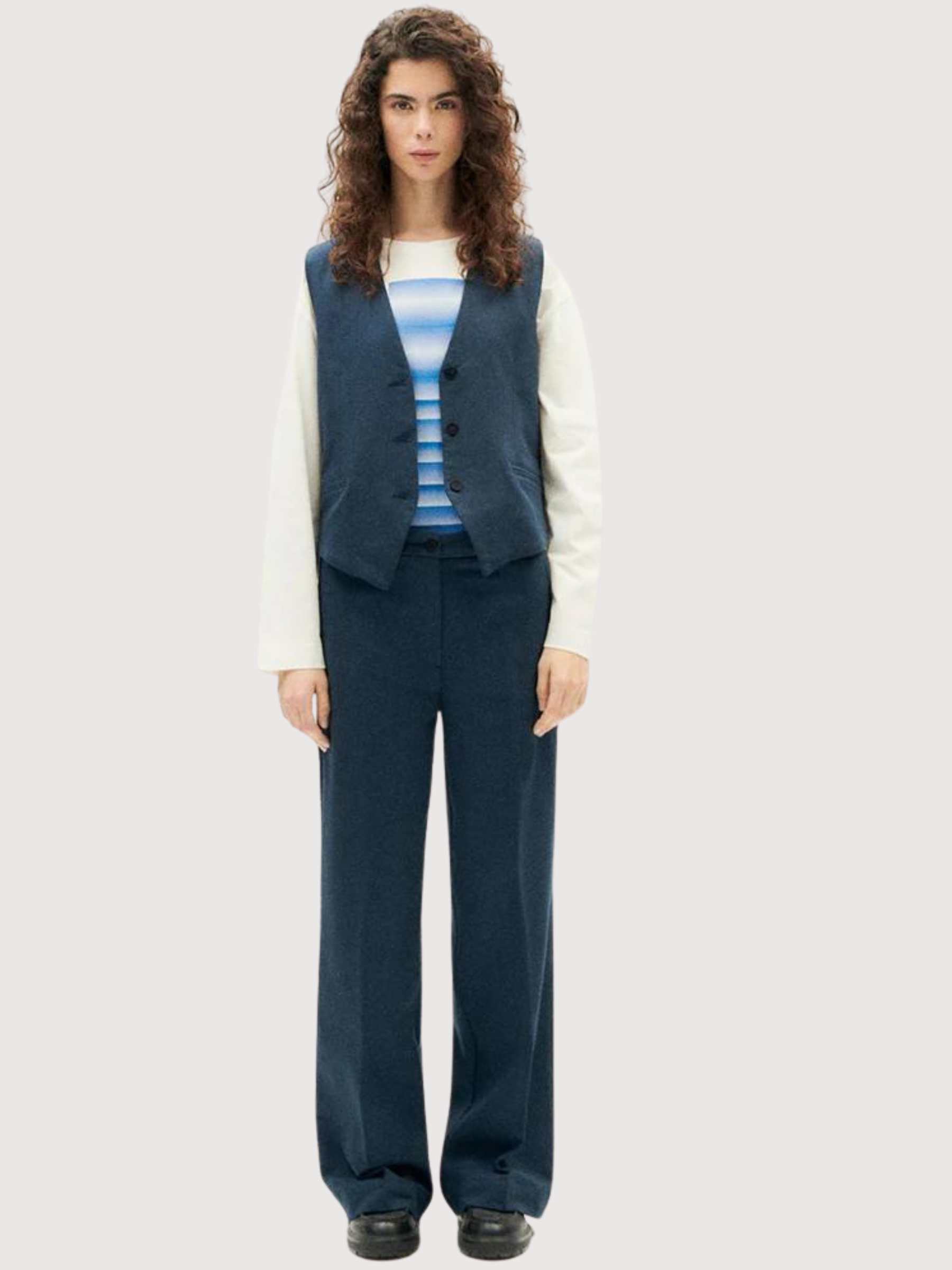 Blueberry Hermione Grey Womans Pants | Thinking Mu