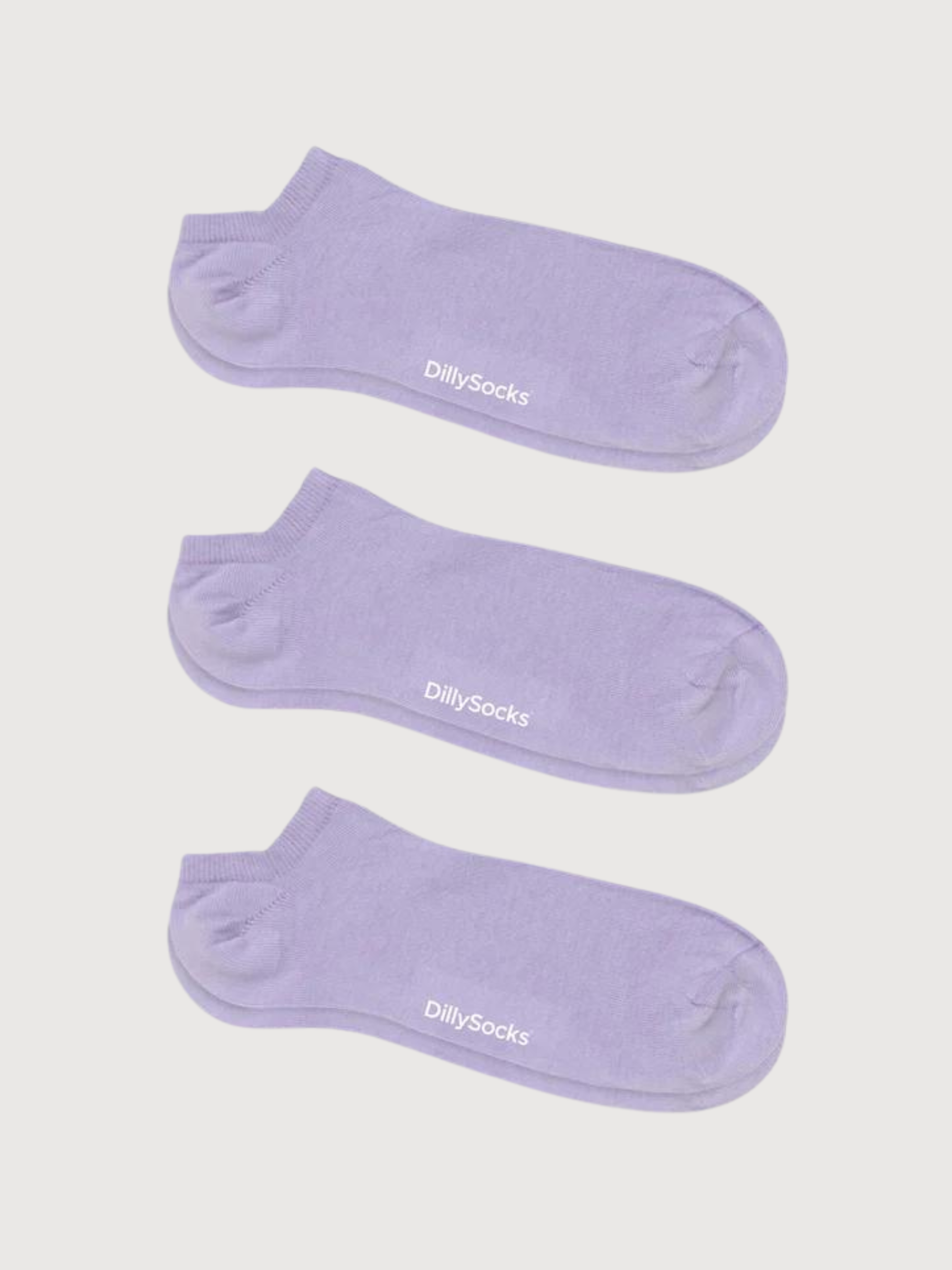 Calzini corti Lavender Lilla 3-pacchetto Organico Cotton | DillySocks