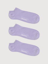 Kurze Socken Lavendel Lilac 3-Pack-Bio-Baumwolle | DillySocks