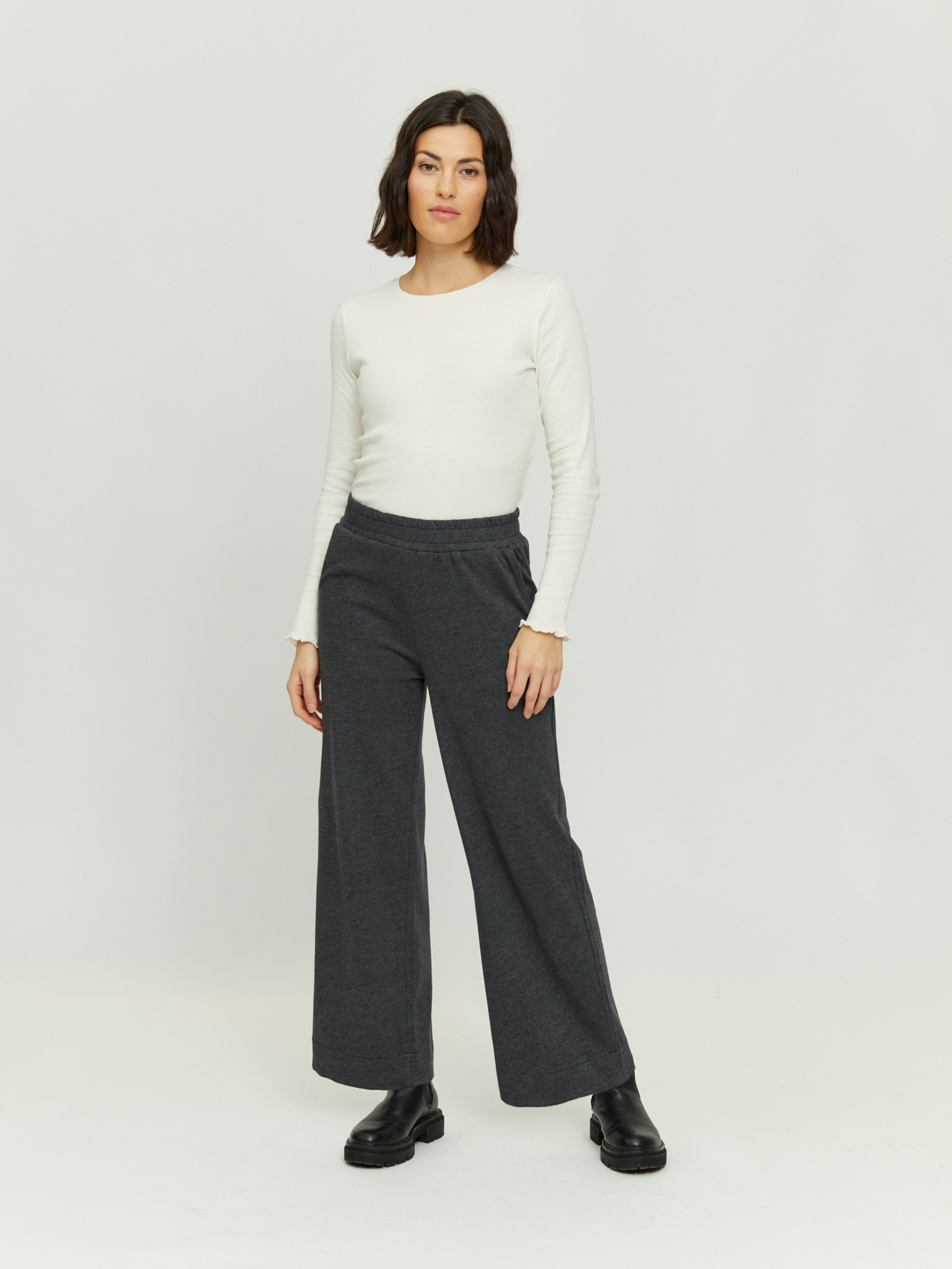 Chilly Pantaloni Lunghi Nero Donna | Mazine