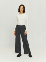 Chilly Long Pants Black Mel Women | Mazine